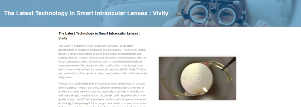 vivity lens complaints patients say